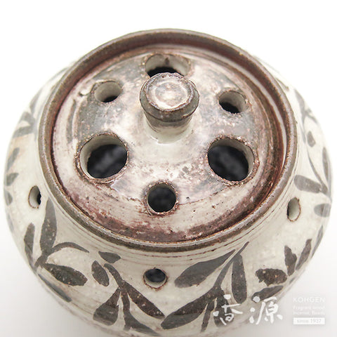 Kyoto Ware Incense Burner – Mishima Arabesque Carving