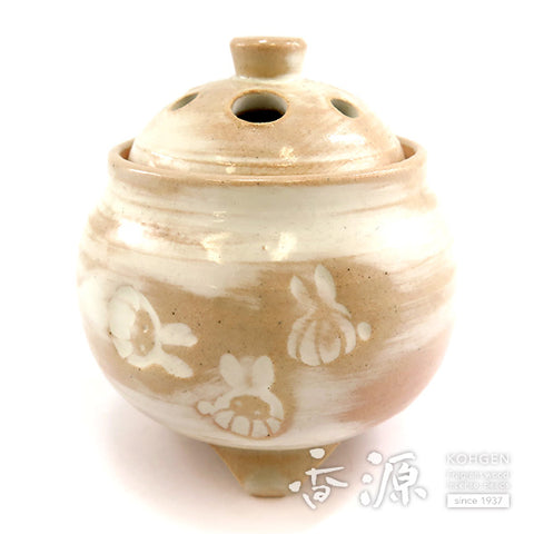 Kyoto Ware Incense Burner – Daruma Rabbit Design