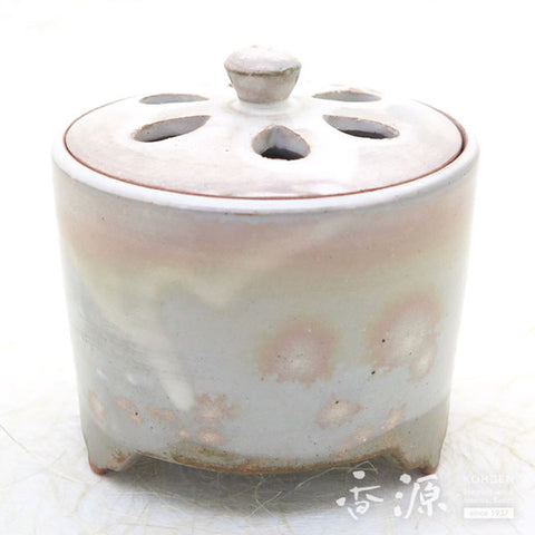 Kyoto Ware Incense Burner – Kenzan Style Cherry & Plum Series