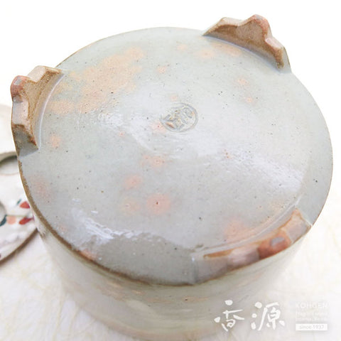 Kyoto Ware Incense Burner – Kenzan Style Cherry & Plum Series
