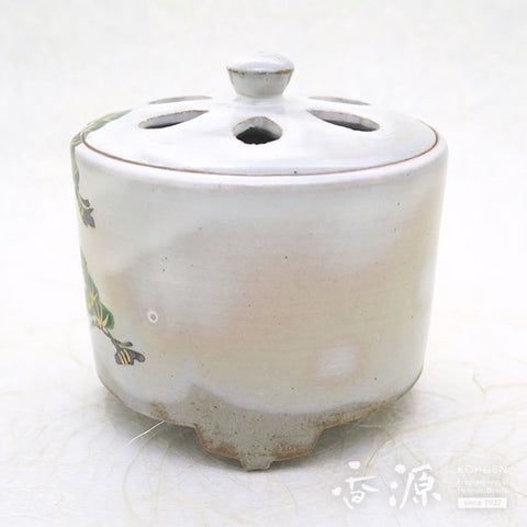 Kyoto Ware Incense Burner – Kenzan Style Seasonal Landscape Series