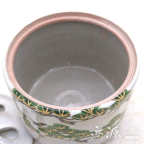Kyoto Ware Incense Burner – Kenzan Style Seasonal Landscape Series