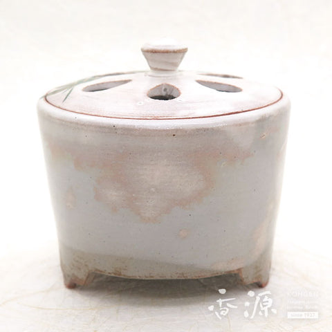Kyoto Ware Incense Burner – Kenzan Style Plants & Vines Series