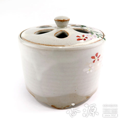 Kyoto Ware Incense Burner – Kenzan Style Seasonal Landscape Series