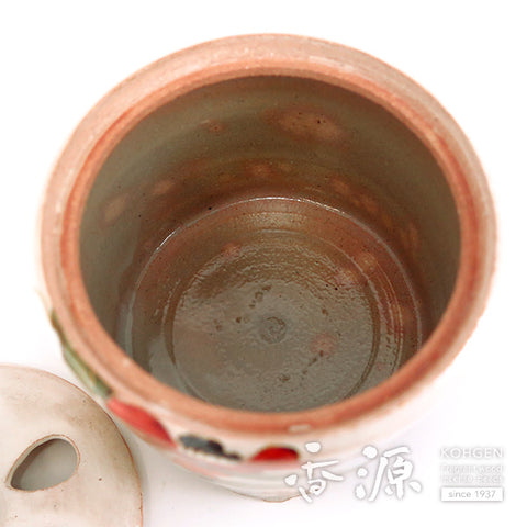 Kyoto Ware Incense Burner – Kenzan Style Cherry & Plum Series