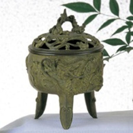 Takaoka Metalwork Dragon pattern Incense Burner
