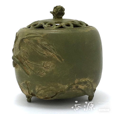 Takaoka Metalwork Pine crane pattern Incense Burner