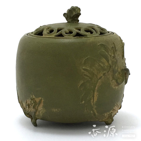 Takaoka Metalwork Pine crane pattern Incense Burner