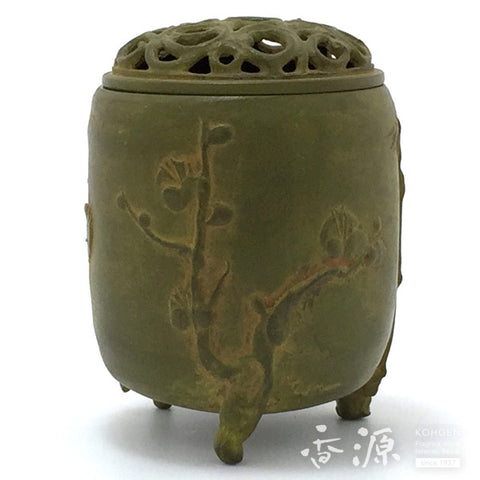 Takaoka Metalwork Sanyu pattern Incense Burner