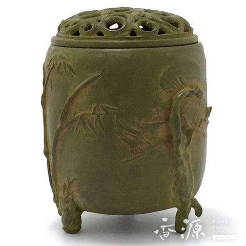 Takaoka Metalwork Sanyu pattern Incense Burner
