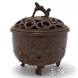 Hotei pattern incense burner