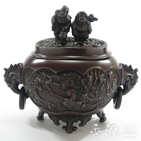 Takaoka Metalwork Seven Lucky Gods-shaped Incense Burner