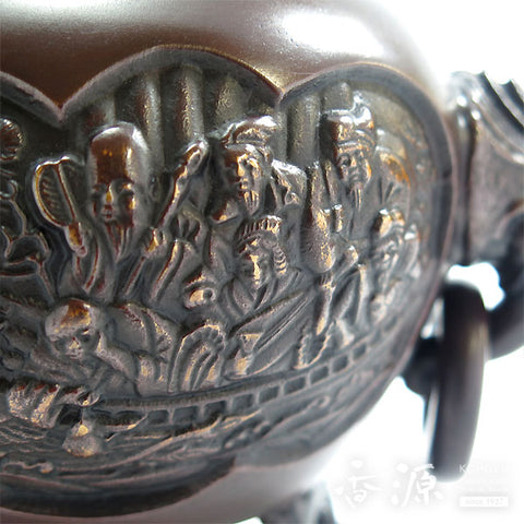 Takaoka Metalwork Seven Lucky Gods-shaped Incense Burner