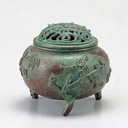 Tamagata Sanyu pattern incense burner