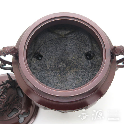 Takaoka Metalwork Incense Burner, Features large