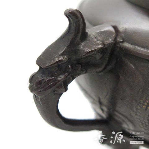 Takaoka Copperware Dragon ground crest Incense Burner