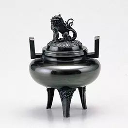Hiramaru lion lid incense burner