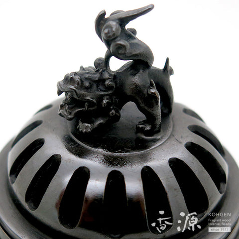 Takaoka Metalwork Hoju lion lid Incense Burner