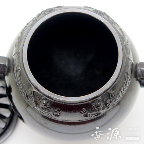 Takaoka Metalwork Hoju lion lid Incense Burner
