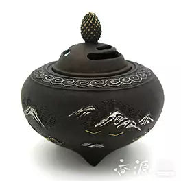 Landscape incense burner