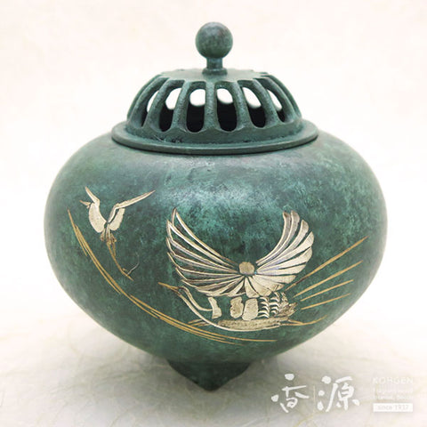 Takaoka Metalwork Incense Burner, Hazuru