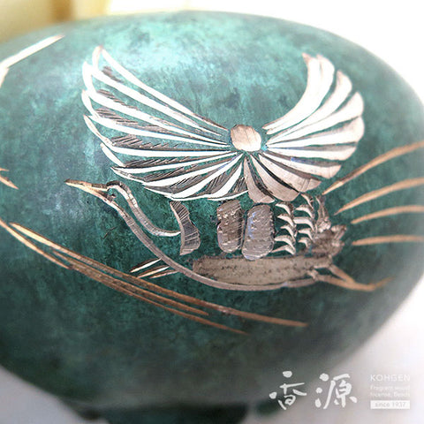 Takaoka Metalwork Incense Burner, Hazuru