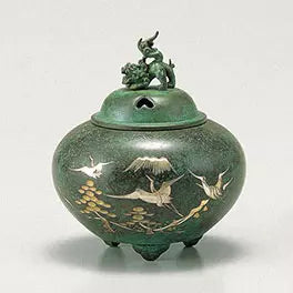 Hiramaru lion lid incense burner