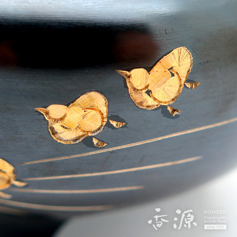 Iron pot-shaped Shikai wave lid incense burner