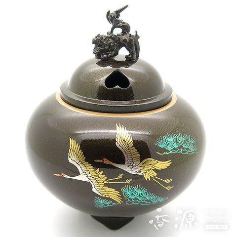 Takaoka Metalwork Hiramaru lion lid Incense Burner