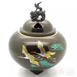 Hiramaru lion lid incense burner
