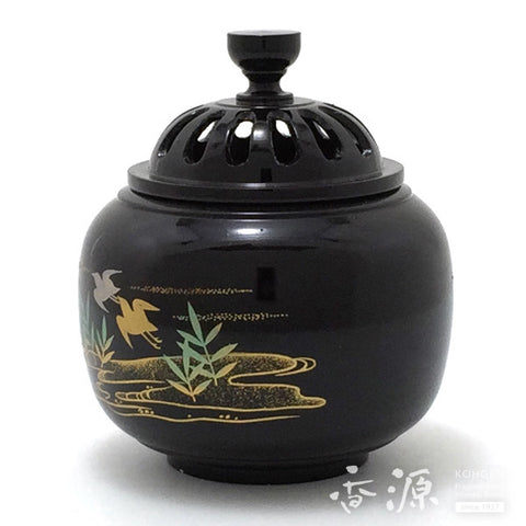 Takaoka Metalwork Incense Burner, Wave Plover