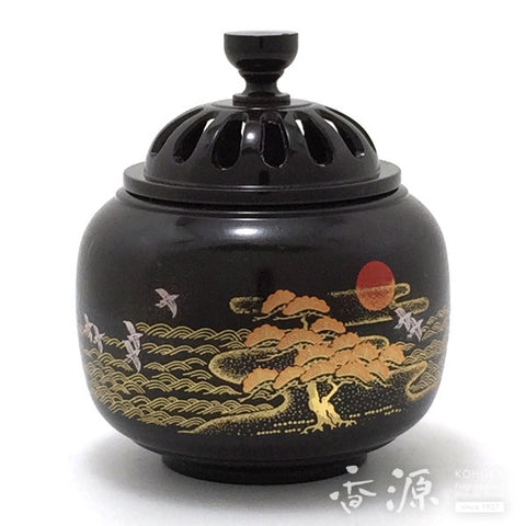Takaoka Metalwork Incense Burner, Sunrise Pine