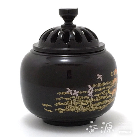 Takaoka Metalwork Incense Burner, Sunrise Pine