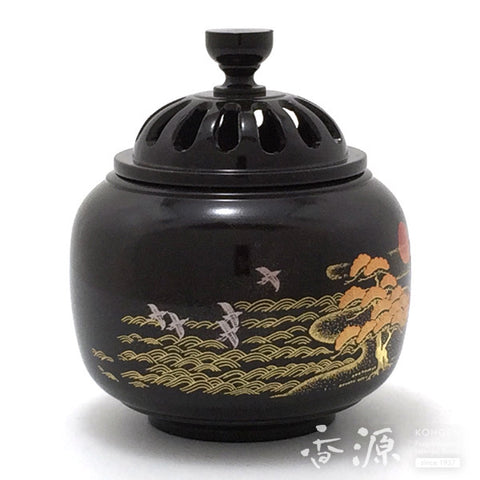Takaoka Metalwork Incense Burner, Sunrise Pine