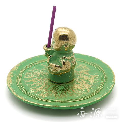 Takaoka Metalwork Incense Holder, Jizo