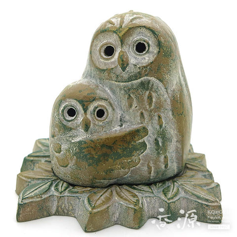 Takaoka Metalwork Inverted Incense Burner, Owl
