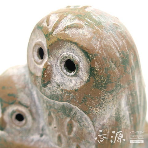 Takaoka Metalwork Inverted Incense Burner, Owl