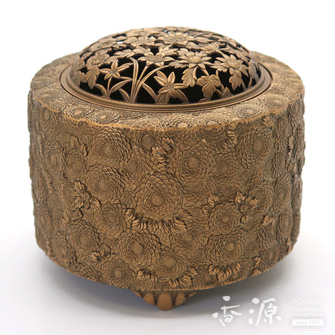 Chrysanthemum incense burner