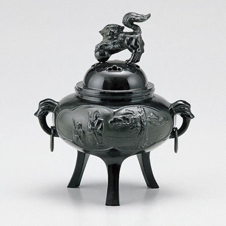 Takasago incense burner with can