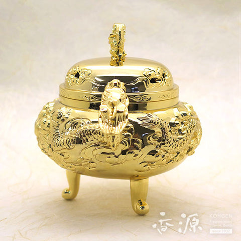 Takaoka Metalwork Ryujin Dragon God shape Incense Burner