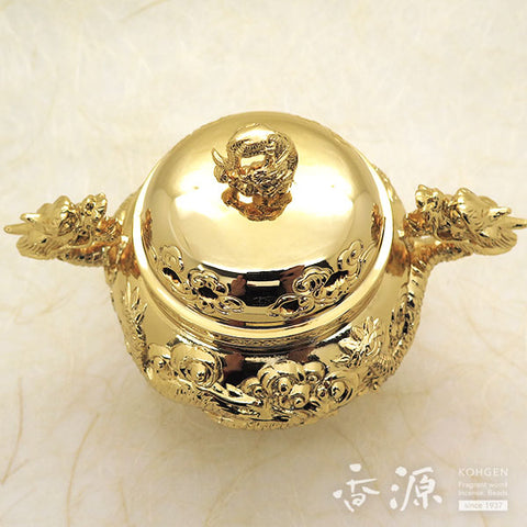Takaoka Metalwork Ryujin Dragon God shape Incense Burner