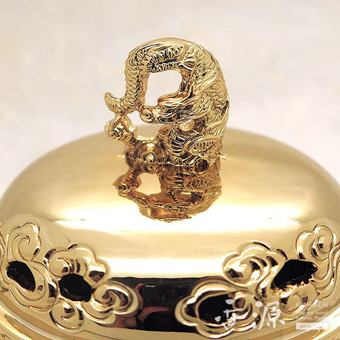 Takaoka Metalwork Ryujin Dragon God shape Incense Burner
