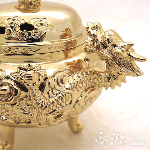 Takaoka Metalwork Ryujin Dragon God shape Incense Burner