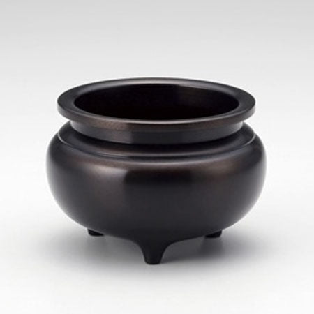 Takaoka Metalwork Incense Burner, 3.5 Sun Color Finish