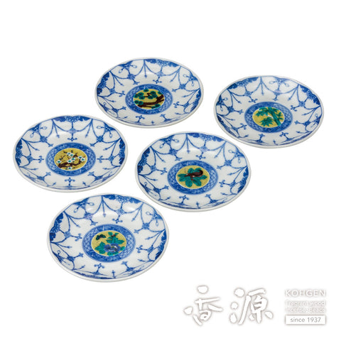 Kutani ware plate set