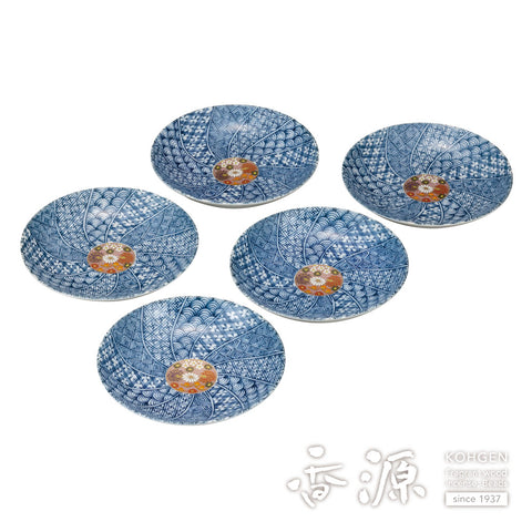 Kutani ware plate set
