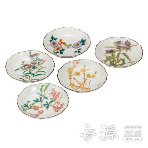 Kutani ware plate set