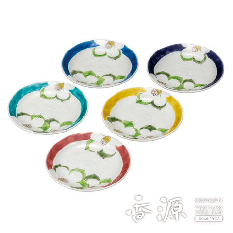 Kutani ware plate set