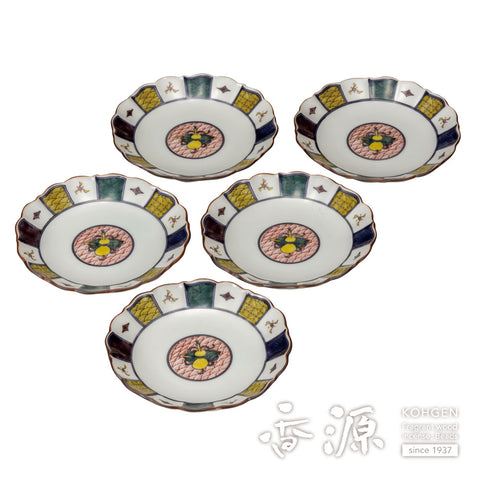 Kutani ware plate set