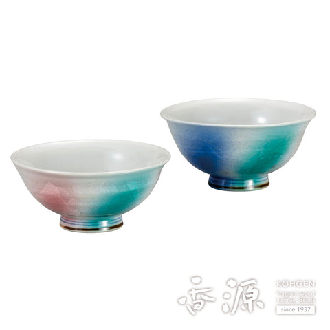 Kutani ware rice bowl